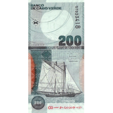 P68 Cape Verde - 200 Escudos Year 2005